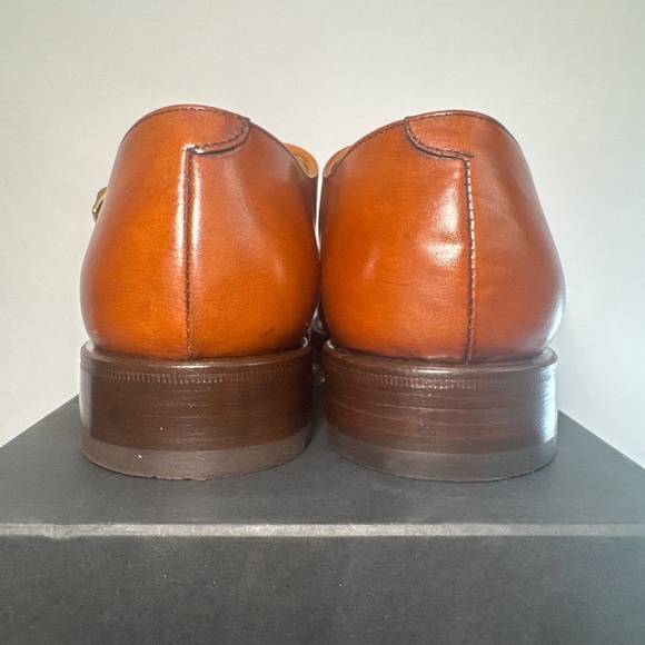 Sid Mashburn Size 9 Double Monk Strap Autumn Brown Calfskin NWT - Picture 4 of 6